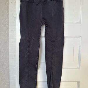 Free People movement black washed leggings size M/L.